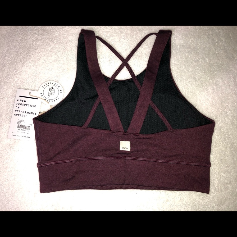 VUORI Elevation sports bra high neck